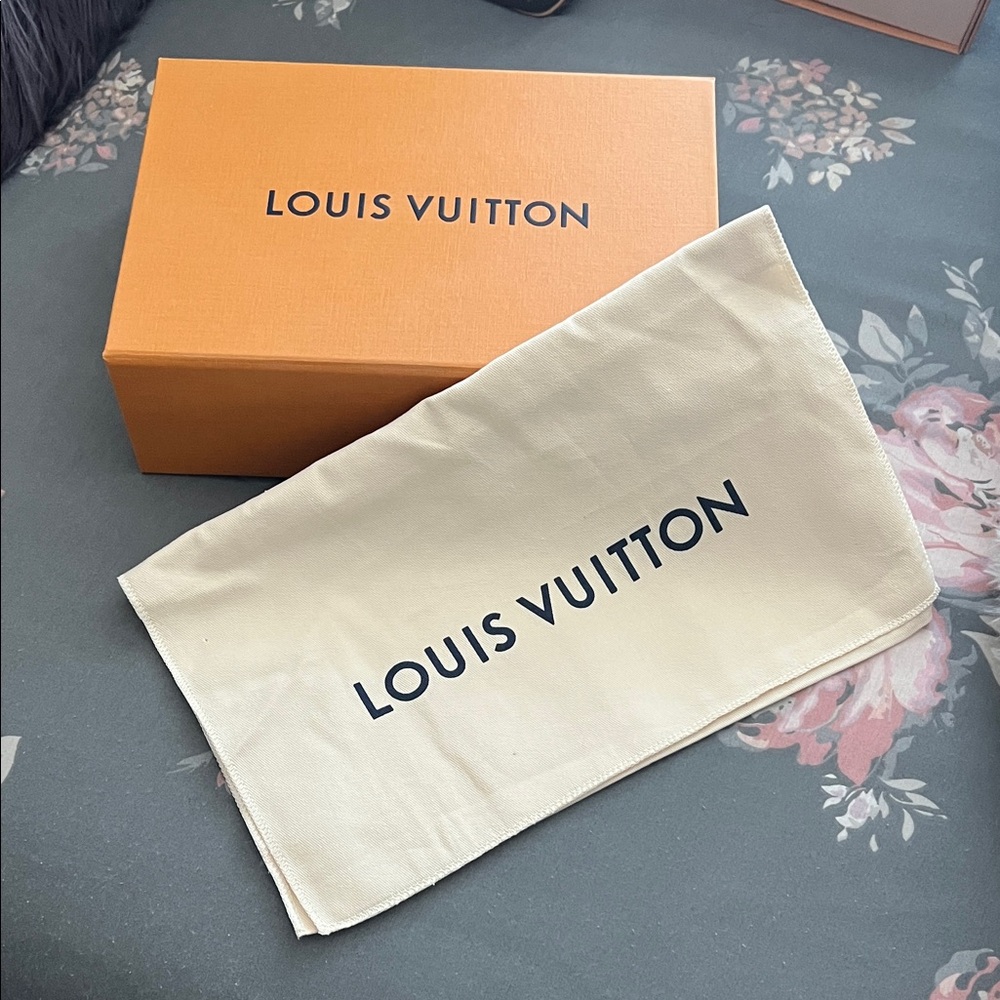 Louis Vuitton Orange Box with Cream Dust Bag